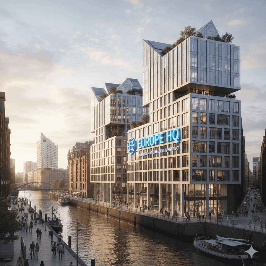Hamburg office building - European headquarters